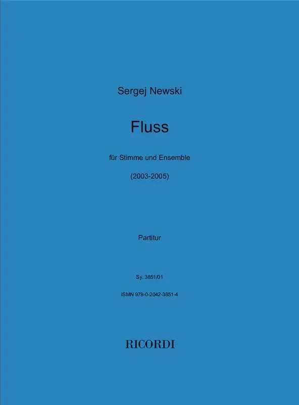 Sergej Newski Fluss Gesang mit sonstiger Begleitung