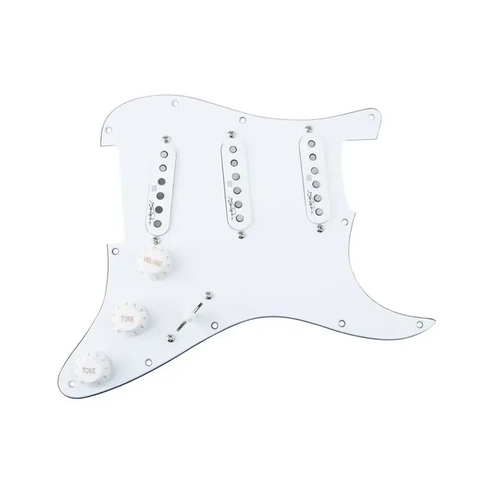 Seymour Duncan Jimi Hendrix Signature Loaded Pickguard, Standard Style – White