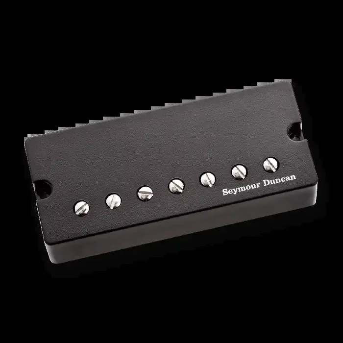 Seymour Duncan Pegasus, Bridge Humbucker, 7-String, Active Mount, Plastic Soapbar – Black