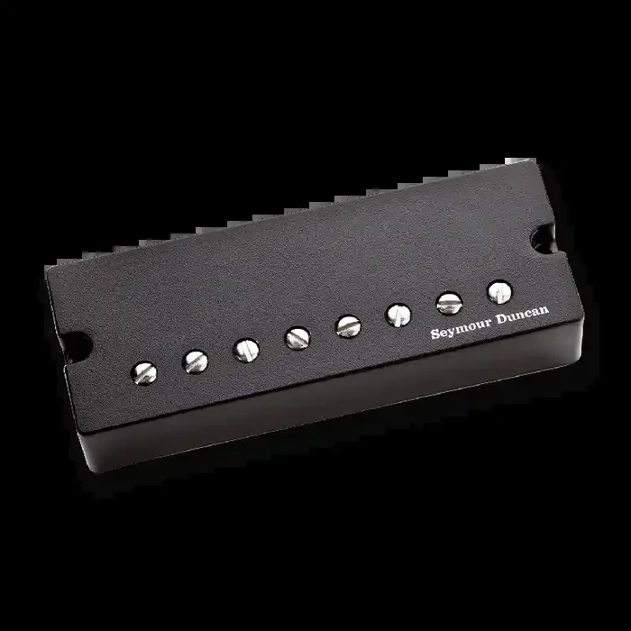 Seymour Duncan Pegasus, Bridge Humbucker, 8-String, Active Mount, Plastic Soapbar – Black