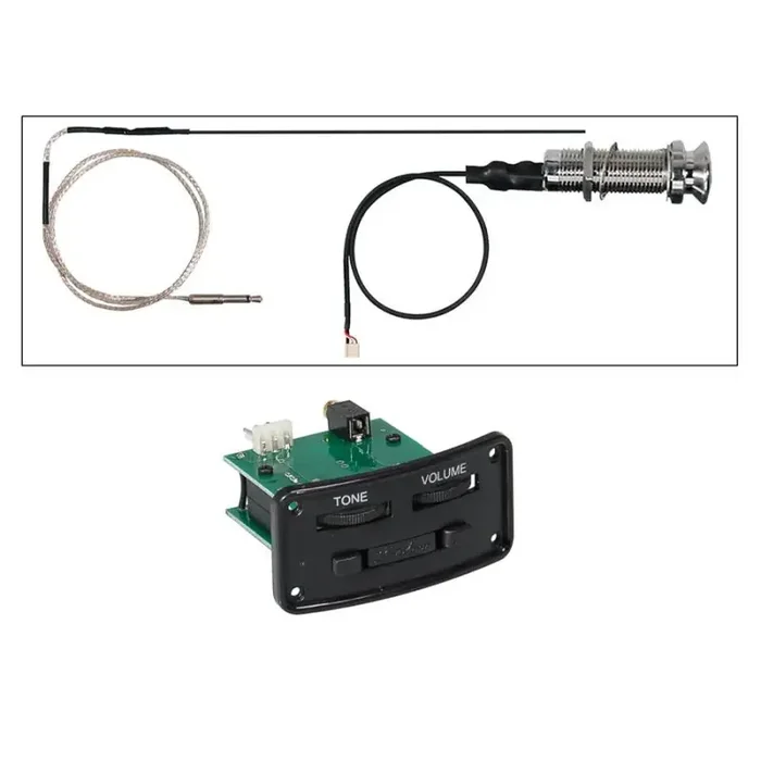 Shadow Nanoflex onboard preamp with NFX piezo, endpin jack, 3v battery, volume and tone, radius case