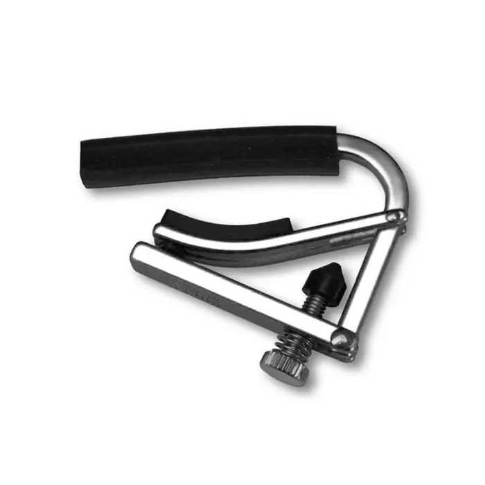 Shubb Lite Series capo for steel string guitar, silver