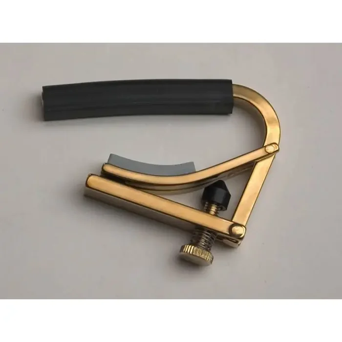 Shubb Original Series capo for 12-string guitar, brass