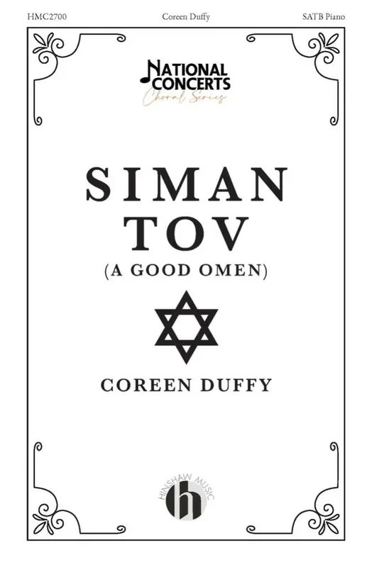 Siman Tov (Arr. Coreen Duffy) Gemischter Chor mit Begleitung