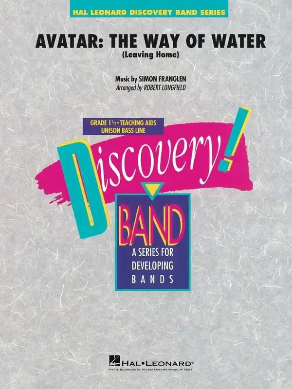 Simon Franglen Avatar The Way of Water (Arr. Robert Longfield) Blasorchester