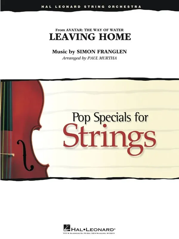 Simon Franglen Leaving Home (from Avatar The Way of Water) (Arr. Paul Murtha) Streichensemble