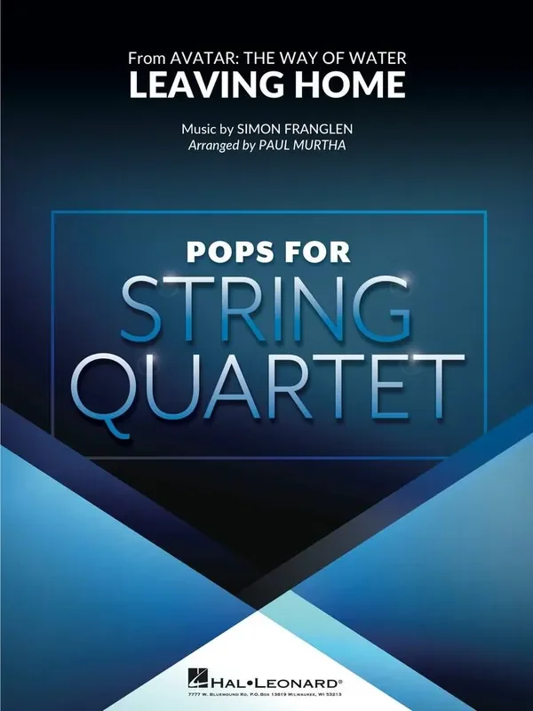 Simon Franglen Leaving Home (from Avatar The Way of Water) (Arr. Paul Murtha) Streichquartett