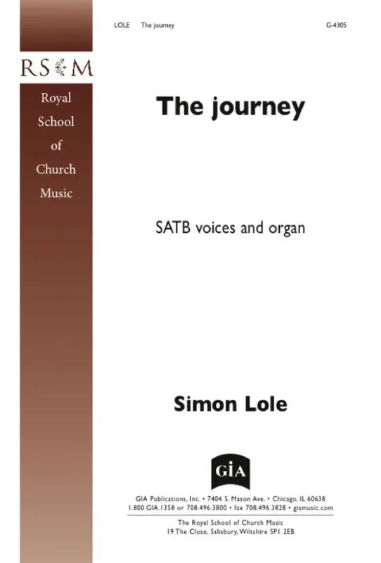 Simon Lole The Journey Gemischter Chor mit Begleitung