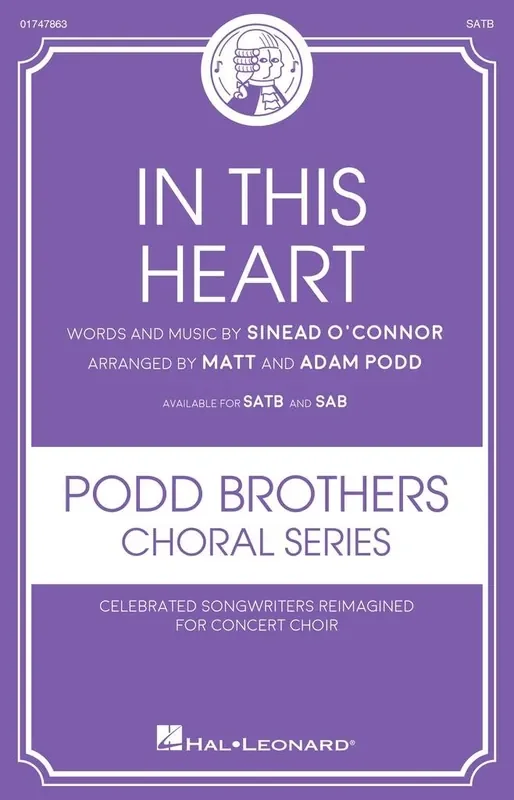 Sinéad O‘Connor In This Heart (Arr. Adam Podd) Gemischter Chor mit Begleitung