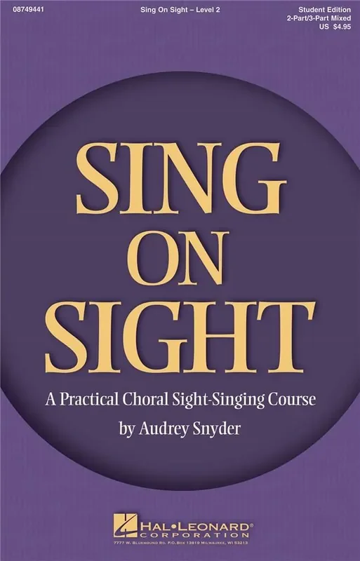 Sing on Sight – A Practical Sight-Singing Course