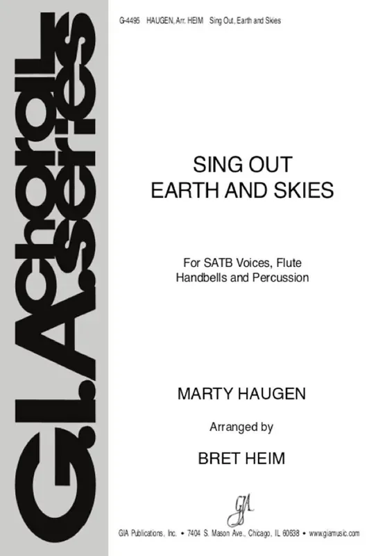 Sing Out Earth and Skies – Instrument parts Gemischter Chor mit Begleitung