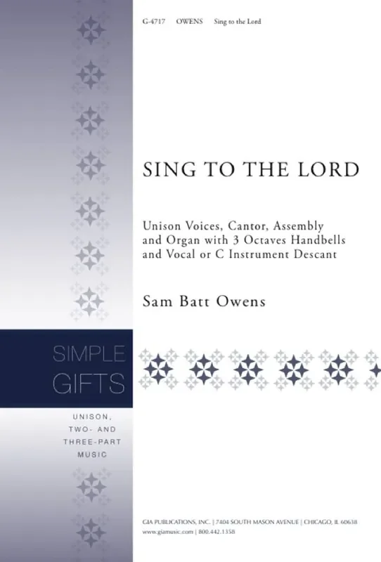 Sing to the Lord Gemischter Chor mit Ensemble