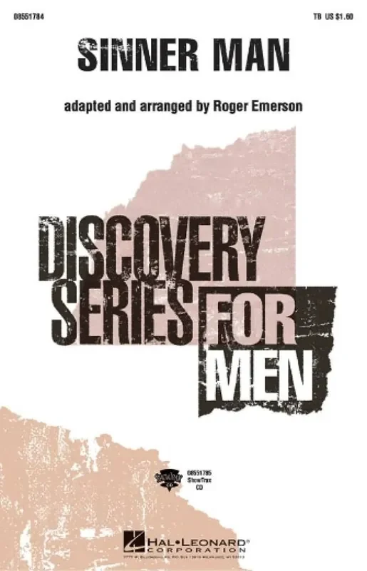 Sinner Man (Arr. Roger Emerson) Männerchor mit Klavier/Orgel