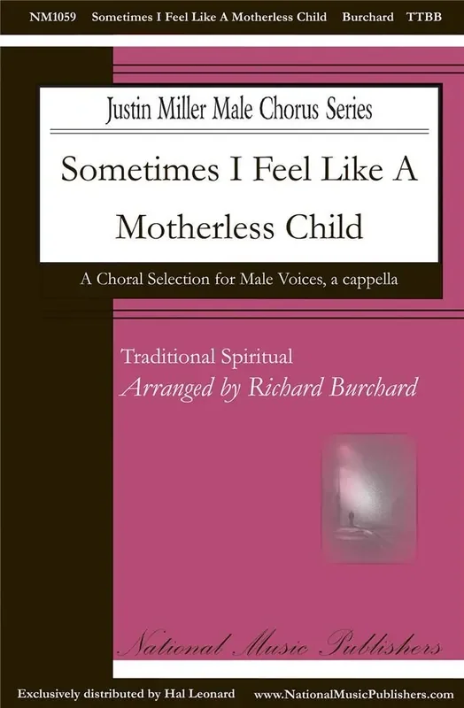 Sometimes I Feel like A Motherless Child Männerchor mit Begleitung