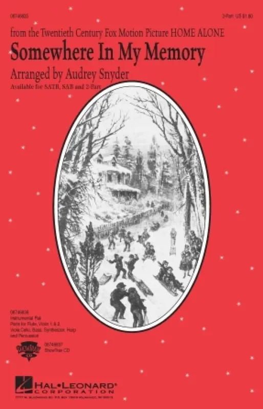 Somewhere in My Memory (Arr. Audrey Snyder) Frauenchor mit Begleitung
