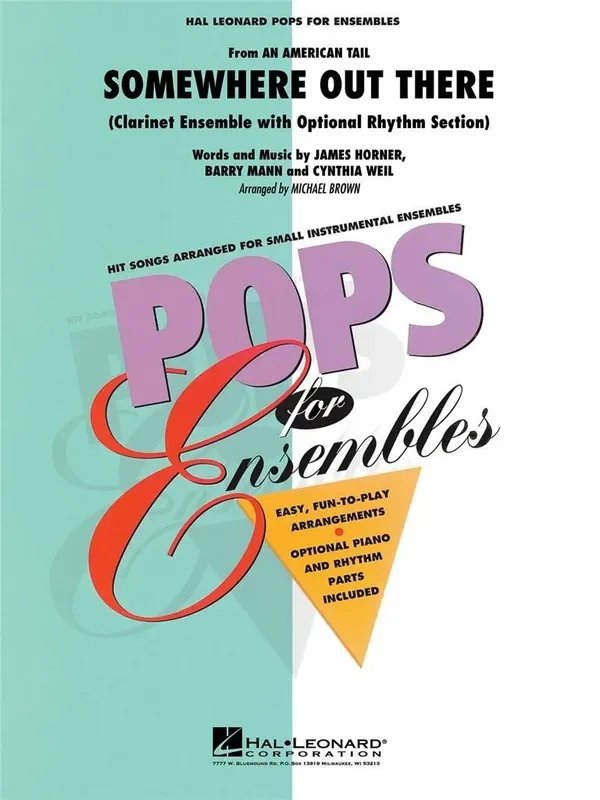 Somewhere Out There (Arr. Michael Brown) Klarinette Ensemble