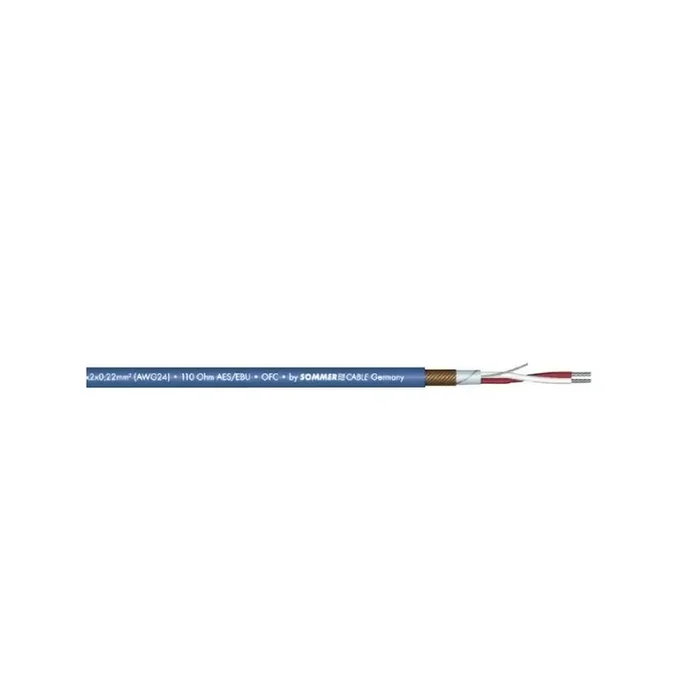Sommer Cable DMX Kabel 2×0,22 100m sw SC-Semicolon