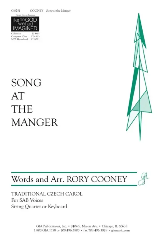 Song at the Manger (Arr. Rory Cooney) Gemischter Chor mit Klavier/Orgel
