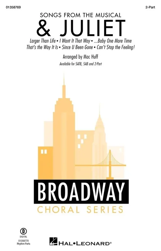 Songs from the Musical & Juliet (Arr. Mac Huff) Frauenchor mit Begleitung