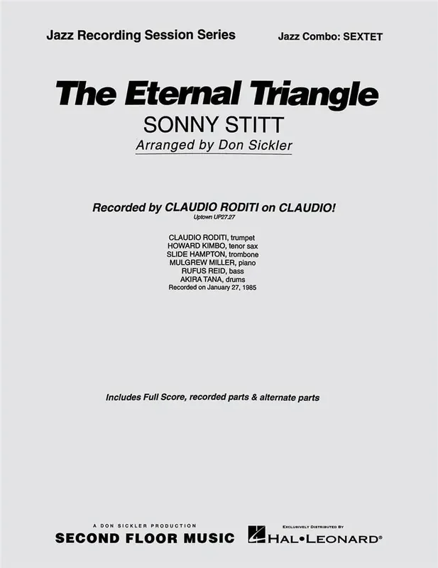 Sonny Stitt The Eternal Triangle (Arr. Don Sickler) Jazz Ensemble