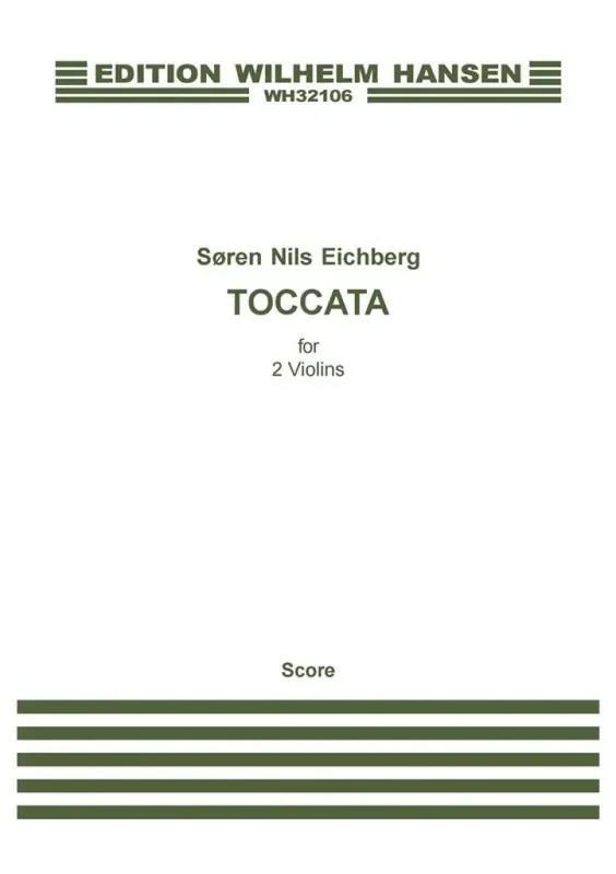 Søren Nils Eichberg Toccata For 2 Violins Violin Duett