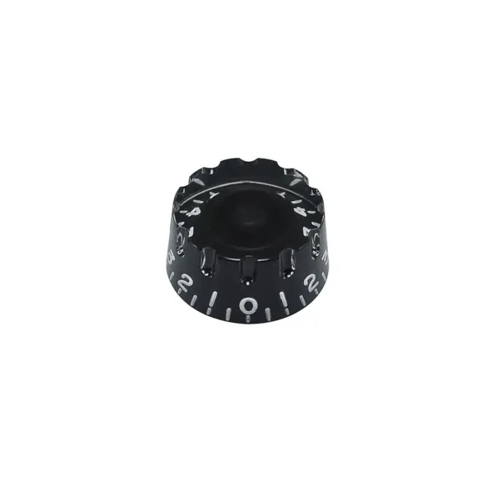 Speed knob (notched edge), transparent black