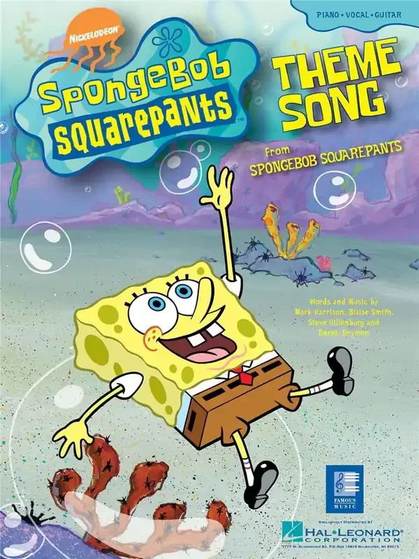 SpongeBob SquarePants (Theme Song) Klavier, Gesang, Gitarre (Songbooks)