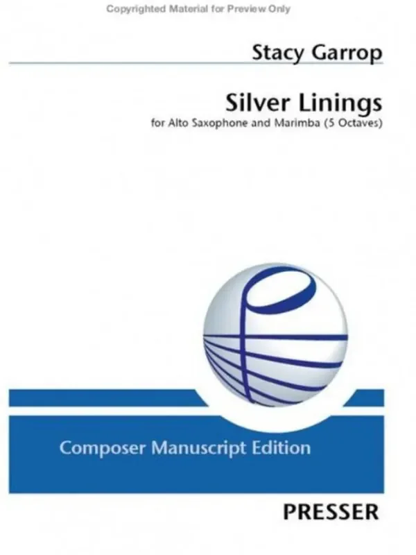 Stacy Garrop Silver Linings Altsaxophon mit Begleitung