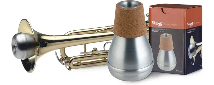 Stagg MTR-P3A Trompeten Dämpfer Practice Mute