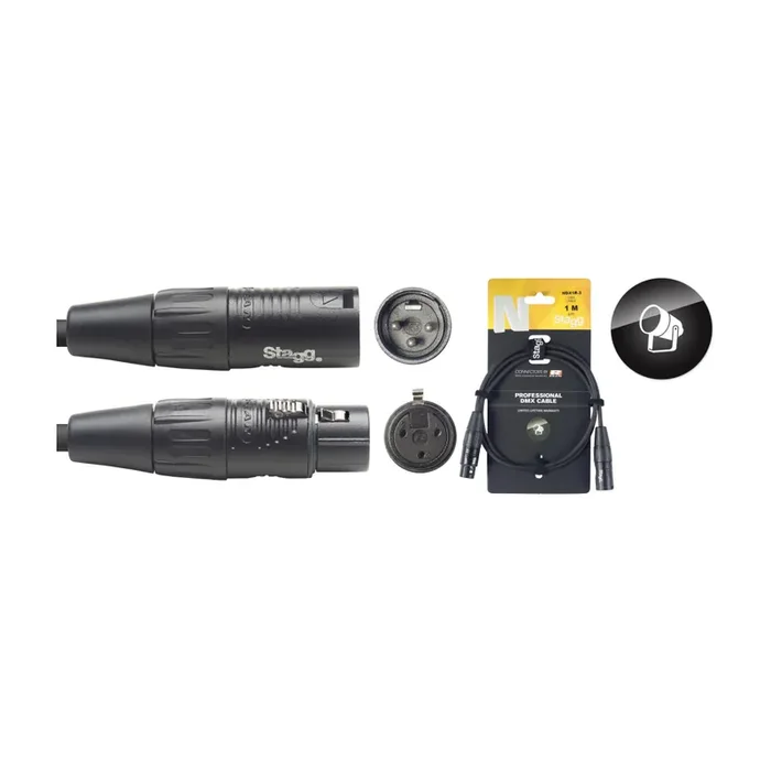 Stagg NDX1R-3 DMX Kabel