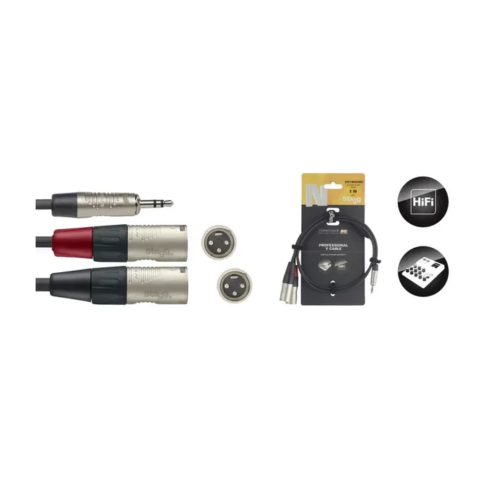 Stagg NYC1/MPS2XMR Y-Kabel