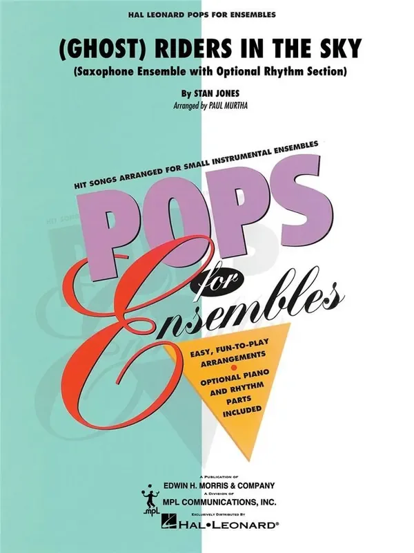 Stan Jones (Ghost) Riders In The Sky (Arr. Paul Murtha) Saxophon Ensemble