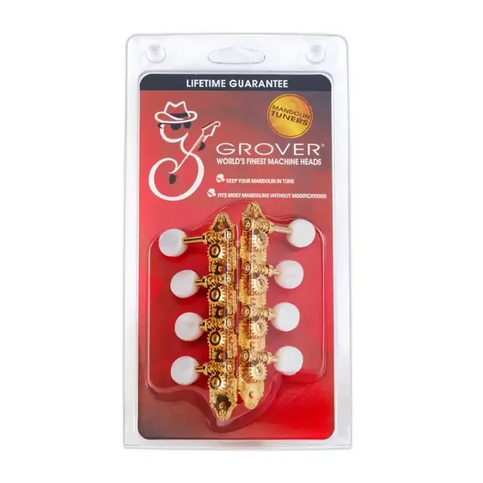Standard 4 + 4, For F style Mandolins, Gold