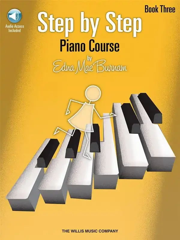 Step by Step Piano Course – Book 3 with CD
