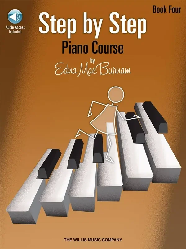 Step by Step Piano Course – Book 4 with CD