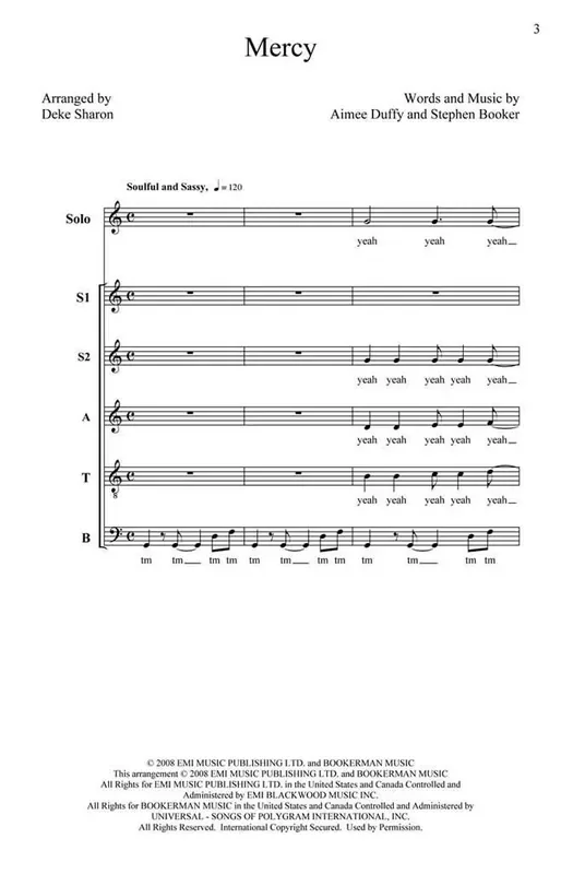 Stephen Booker Mercy (Arr. Deke Sharon) Gemischter Chor mit Begleitung