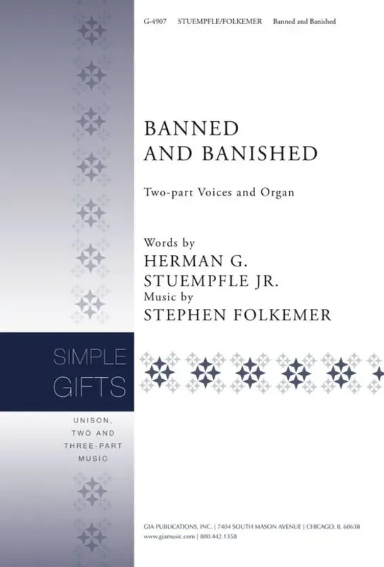 Stephen Folkemer Banned and Banished Gemischter Chor mit Begleitung