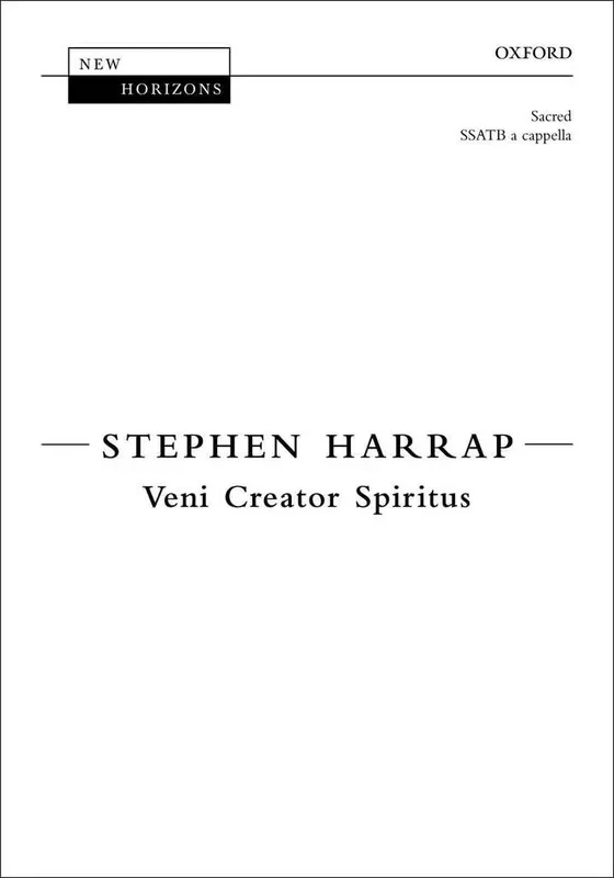 Stephen Harrap Veni Creator Spiritus Gemischter Chor mit Begleitung