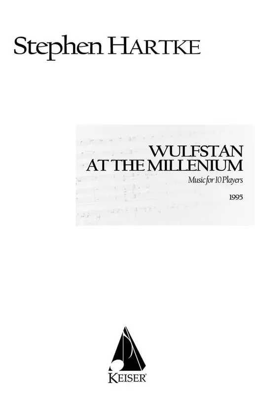 Stephen Hartke Wulfstan at the Millenium Kammerensemble