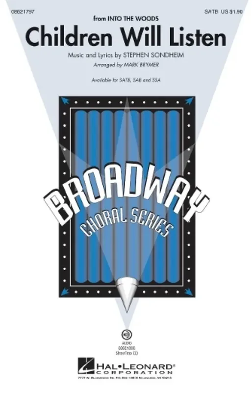 Stephen Sondheim Children Will Listen (Arr. Mark Brymer) Frauenchor mit Begleitung