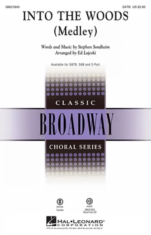 Stephen Sondheim Into The Woods (Arr. Ed Lojeski) Gemischter Chor mit Begleitung