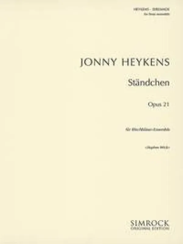 Stephen Wick Serenade (Ständchen) op. 21 Bläserensemble