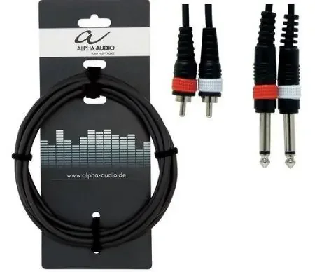 Stereo-Kabel Chinch-Klinke 6m
