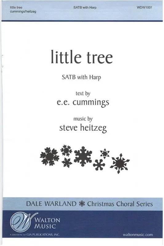 Steve Heitzeg little tree (from Chansons Innocentes) Gemischter Chor mit Begleitung