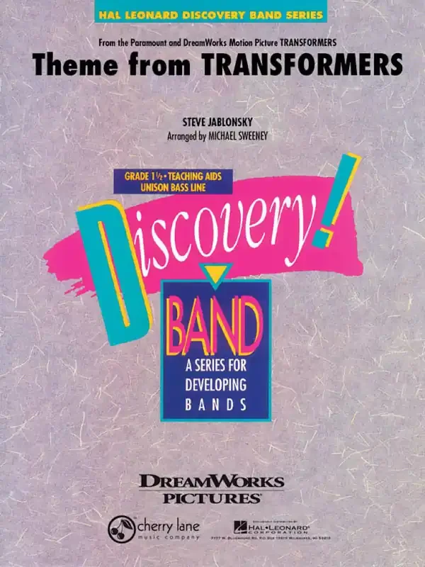 Steve Jablonsky Theme from Transformers (Arr. Michael Sweeney) Blasorchester