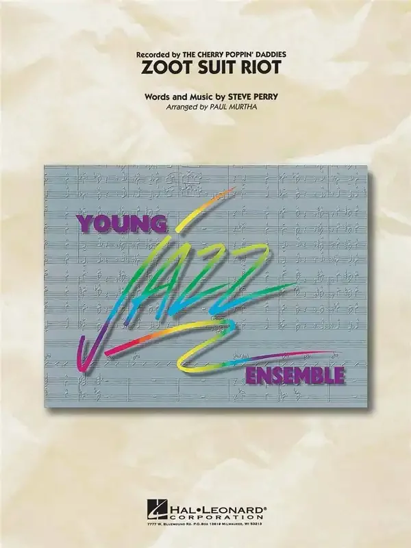 Steve Perry Zoot Suit Riot (Arr. Paul Murtha) Jazz Ensemble