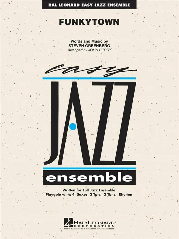 Steven Greenberg Funkytown (Arr. John Berry) Jazz Ensemble