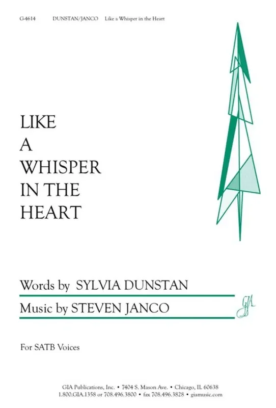 Steven Janco Like a Whisper in the Heart Gemischter Chor mit Begleitung
