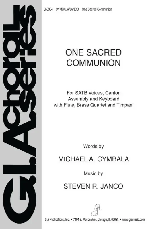 Steven Janco One Sacred Communion Gemischter Chor mit Klavier/Orgel