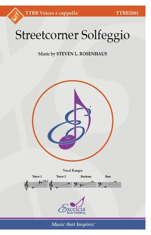 Steven L. Rosenhaus Streetcorner Solfeggio Gemischter Chor mit Begleitung